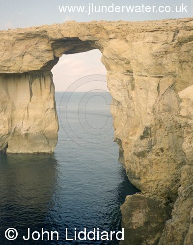 Gozo, Malta. Azure Window. Arch.